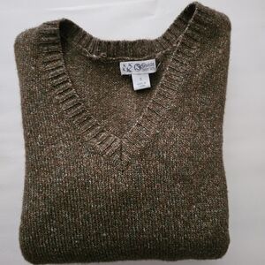 GUIDE SERIES Wool Blend Women's V Neck Sweater sz Small
